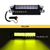 Luz de advertencia para parabrisas delantero de coche, luz estroboscópica de canal abierto, 8 LED, roja y azul, con ventosa, para parabrisas trasero