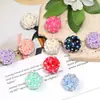 Bolas de Flor de Perla Coloridas de Alta Resistencia, Cuentas Sueltas, Moda Transfronteriza, Cuentas Redondas Acrílicas, Bolas de Diamante, Nuevo Bordado de Flor de Alta Resistencia
