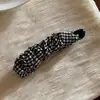 Pinza de Plátano de Lunares Dulces Estilo Coreano Pinza Vertical Pinza de Cola de Caballo de Gama Alta para Mujeres Parte Posterior de la Cabeza Pinza Versátil para el Cabello Accesorios para el Cabello Tocado