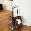 Bolsa de Mão Cesta de Legumes Feminina 2026 Nova Verão Popular Bolinhas Bolsa de Ombro Único Grande Capacidade Bolsa Transversal para o Dia a Dia
