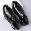 Ventas Directas de Fábrica de Zapatos Populares para Hombre: Zapatos de Vestir Formales de Cuero Brogue Tallado, Slip-On Puntiagudos con Cordones Frontales