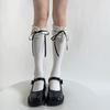 Algodón Puro Lolita Cinta Ancha de Encaje Pueblo Dulce Deseo Puro Calcetines de Primavera para Mujer Calcetines Lolita