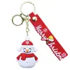 Chaveiro de Boneca de Natal Transfronteiriço Feito de Material Plástico Macio, Pingente de Bolsa Estilo Europeu e Americano, Inclui um Pequeno Pingente da Moda de Presente