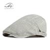 Sombrero de Comercio Exterior Sombrero para Hombre Primavera y Verano Delgado Transpirable Imitación Lino Boina Gorra Vintage Británica para Mujer Gorra Casual de Repartidor