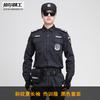 Primavera e verão roupas de segurança de manga comprida uniformes de segurança de propriedade residencial azul branco patrulha de segurança roupas de trabalho atacado