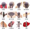 12 pincel de maquiagem de uva pequena conjunto completo de pó solto blush sombra pincel beleza maquiagem com cabo de madeira vermelha escova macia em estoque