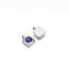 Transfronterizo Nuevo Color Hao Piedra Adorno Colgante Cuentas Hexágono Corazón de Durazno Flor Piedra Cuadrada Adorno Accesorios