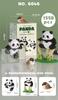 [Envío Gratis] Bloques de Construcción Panda Hua Hua Juguetes de Ensamblaje de Partículas Micro Ornamentos Educativos Regalos para Niños y Niñas