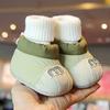 Zapatos de Algodón para Bebé, Zapatos y Calcetines de Suela Suave de Invierno para Bebé, Zapatos para Bebé de 0 a 1 Año, Forrados de Felpa, Engrosados, Zapatos Cálidos, Zapatos Anticaídas para Niños Pequeños