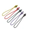 Datura Nó Chinês Artesanal DIY Cordão para Pingente de Borla Estilo Chinês Utensílio de Jade Wenwan Corda para Pegar na Mão Ornamento Cabeça de Pingente