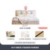 Cama colgante de tela estilo crema francesa y Ji, moderna, sencilla, ligera, de lujo, para dormitorio principal, con tecnología de franela y nube de hadas.