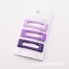 Conjunto de 3 piezas con pinza BB en degradado violeta con flequillo, horquilla rota y parte posterior con clip lateral, accesorio para el pelo con horquillas para niña