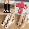 Nuevos Calcetines para Dormir de Otoño e Invierno Calcetines Versátiles de Media Pantorrilla Coral para el Hogar Cálidos Espesados Antideslizantes Forro Polar Interior Lindos