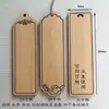 Etiquetas de Menú de Madera, Etiquetas en Blanco para Escribir a Mano, Etiquetas Escribibles y Borrables, Grabadas con Nombres de Vino y Té