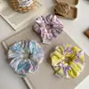 Scrunchie Xadrez Fresco e de Alta Qualidade para Meninas, Elástico de Cabelo Versátil para Rabos de Cavalo e Coques, Corda de Cabelo