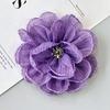 Pequeno Estilo Chanel Multicolorido Flores Artificiais Artesanais Flor Queimada Enrolada Corsage Estéreo Sapatos Chapéu Grampo de Cabelo Acessórios de Decoração para Vestuário