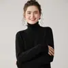 Suéter Interior Estilo Nuevo Otoño e Invierno Tejido Holgado Sin Costuras Cachemir Suéter Pelo Cuello Lana Listo para Usar Capa Base Elegante