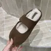 Zapatos Mary Jane de Piel Grises para Mujer con Forro de Felpa Nuevo Estilo Invierno 2025 Zapatos de Algodón sin Cordones Zapatos Tipo Gorro de Lana Franceses con Suela Gruesa