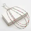 Collar de cuentas de arroz pequeño de venta caliente transfronterizo apilable accesorios de joyería DIY estilo étnico personalizado estilo bohemio cristal