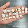 Raíz de Astas de Porcelana Alta Estrella Luna Nube Cola de Pez Accesorios DIY Cuerda de Mano Tejida a Mano Collar Cuentas Budistas