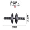 Rueda abdominal suave de dos ruedas de 16 pulgadas directa de fábrica equipo para ejercicios abdominales suministros de fitness hogar rueda abdominal de dos ruedas