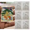 Pequeno Thangka Pintado à Mão DIY Desenho de Linha Contorno Branco Copiando Caixa Gahu Zha Jila Ram Huang Zi