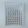 Suministro Directo de Fábrica en stock al por mayor pegatinas de estrella para estampado en caliente color rojo estrella de cinco puntas papelería pegatinas de recompensa para niños