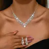Collar de Plata con Encaje y Pedrería Europeo y Americano Cadena para Clavícula de Temperamento Nicho Conjunto de Joyería de Lujo Ligero de Alta Gama