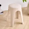 Cadeiras de Jantar Nórdicas para Uso Doméstico, Banquinhos de Plástico para Sala de Estar, Banquinhos de Plástico com Pernas Altas, Banquinhos de Plástico Espessados Tendência no Atacado