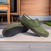 Zapatos Jiefang de Goma Amarilla para Hombre con Suelas de Goma, Resistentes al Desgaste y Transpirables, Zapatos de Trabajo para Construcción al Aire Libre, Zapatos de Protección Laboral de Caña Baja, Zapatos de Entrenamiento para Mujer