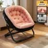 Sofá Cama Persona Perezosa Balcón Silla Plegable para Computadora Estudiante Universitario Silla con Respaldo Sillón Sofá Plegable Silla para Estudio en Casa
