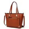 Liquidação Bolsas Femininas Estilo Europeu e Americano Transfronteiriço Bolsa de Mão Simples Bolsa de Ombro Bolsa Transversal Bolsa de Couro Feminina Bolsa