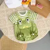 Body de manga corta de verano para bebé niño Mono triangular de verano para bebé niña Ropa de verano Moda para recién nacidos Ropa de dibujos animados Ha Ropa