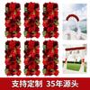 Fila de Flores Artificiales Transfronteriza Arco de Boda Material Floral 14*44 Fabricante Producto Terminado Venta al por Mayor Arco Decoración de Boda Fila de Flores Artificiales