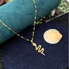Tendência no TikTok Influenciador Europeu e Americano Colar Redondo de Zircônia Retro de Alta Qualidade Pingente de Nicho de Luxo Leve Corrente para Clavícula com Temperamento