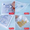 Bolsa Desechable Escribible Pequeña Portátil Sellada para Medicamentos Occidentales Bolsa Dispensadora de Medicamentos Orales Bolsa de Plástico con Cierre Ziplock