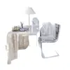 Nova Mesa de Toucador de Acrílico Estilo Ins Simples Mesa de Maquiagem de Quarto Mesa Flutuante Transparente Mesa Criativa para Streamer