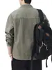 Ropa para Hombre Fengshe / Nueva Chaqueta Retro Japonesa de Trabajo para Hombre de Bolsillos Múltiples Holgada Casual Estilo Americano