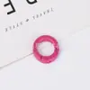 Cordão para Celular Dopamina com Clipe de Mola Chaveiro Giratório de Liga Enamelado Acessórios DIY Fecho de Porta