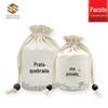 Bolsa de Algodão com Cordão para Chá Privado, Prata Triturada, Bolsa de Algodão para Folhas de Chá e Produtos Secos, Bolsa de Tecido com Cordão para Armazenamento