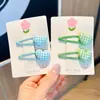 Pasador de Pelo Estilo Coreano para Niños Lindo Corazón Pinza Bb Pinza Lateral para el Lado Pinza de Acrílico para Flequillo Accesorios para Cabello de Bebé Tocado para Mujeres
