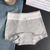 Venta Directa de Fábrica Calzoncillos tipo bóxer de Algodón Puro Sin Costuras Cómodos con Bloques de Color para Mujer, Antibacterianos, Entrepierna Extendida, Pantaletas de Seguridad sin Marcar