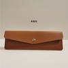 En Stock Bolígrafo Herramienta Simple Aideson Pu Bolígrafo de Maquillaje Bolígrafo de Papelería Bolsa de Almacenamiento de Bolígrafos Bolsa de Cuero de Gran Capacidad Disponible en Múltiples Colores