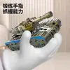 Robot Tanque Transformable Mecánico Giratorio Tres Formas Dedo Giroscopio Artefacto de Descompresión Juguete Creativo para Descomprimir el Aburrimiento