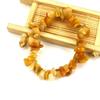 Cristal Natural Grava Colorida Irregular DIY Hecho a Mano Elástico Pulsera de Cuentas Cadena Simple para Mujer