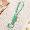 Tecido Woven de Nylon Corda Colorida Chaveiro para Homens e Mulheres, Mosquetão, Chaveiro de Casal, Pingente de Celular, Cordão para Bolsa