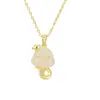 Plata de Ley S925 Nuevo Año del Serpiente Collar para Bebé Mujer Nuevo Colgante de Jade Natural Hetian Chino Cadena para Clavícula Benmingnian
