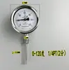 Termômetro bimetálico de aço inoxidável WSS-311/313BF, medidor de temperatura de água para tubulações de caldeira, tipo radial, Hangzhou Huatong