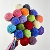 Atacado do fabricante de flores preservadas, bolas douradas, materiais de flores reais DIY estilo ins para decoração de casa, estoque disponível para atacado para comércio transfronteiriço