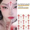 Adesivos de Flor de Diamante Antigos Mais Vendidos para Performance Adesivos Faciais com Diamantes para Celebridades da Internet na Testa e Abaixo das Sobrancelhas com Diamantes e Strass Nova Maquiagem